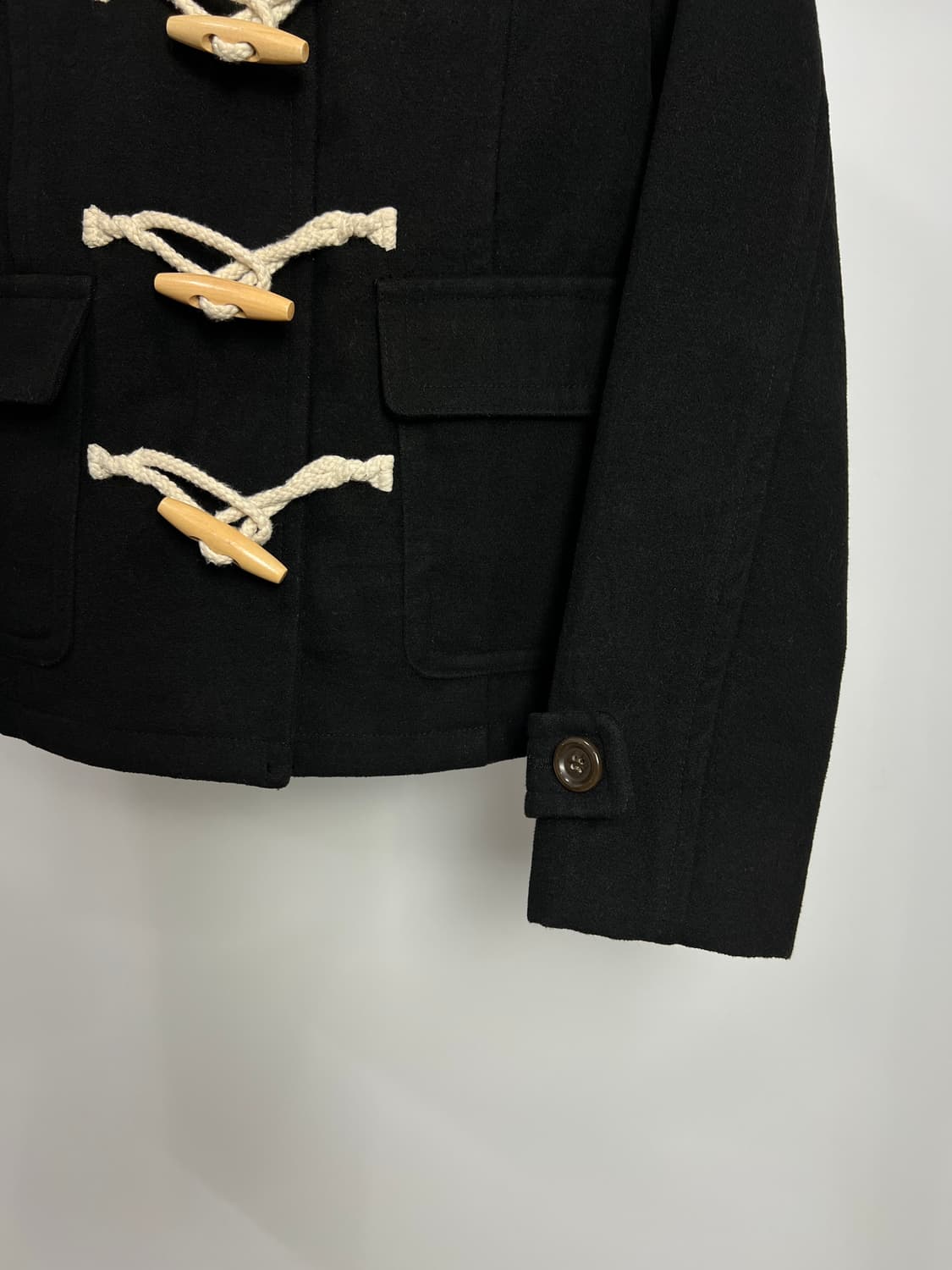 LIVIN ALONE 후드 더플 코트  상품이미지3