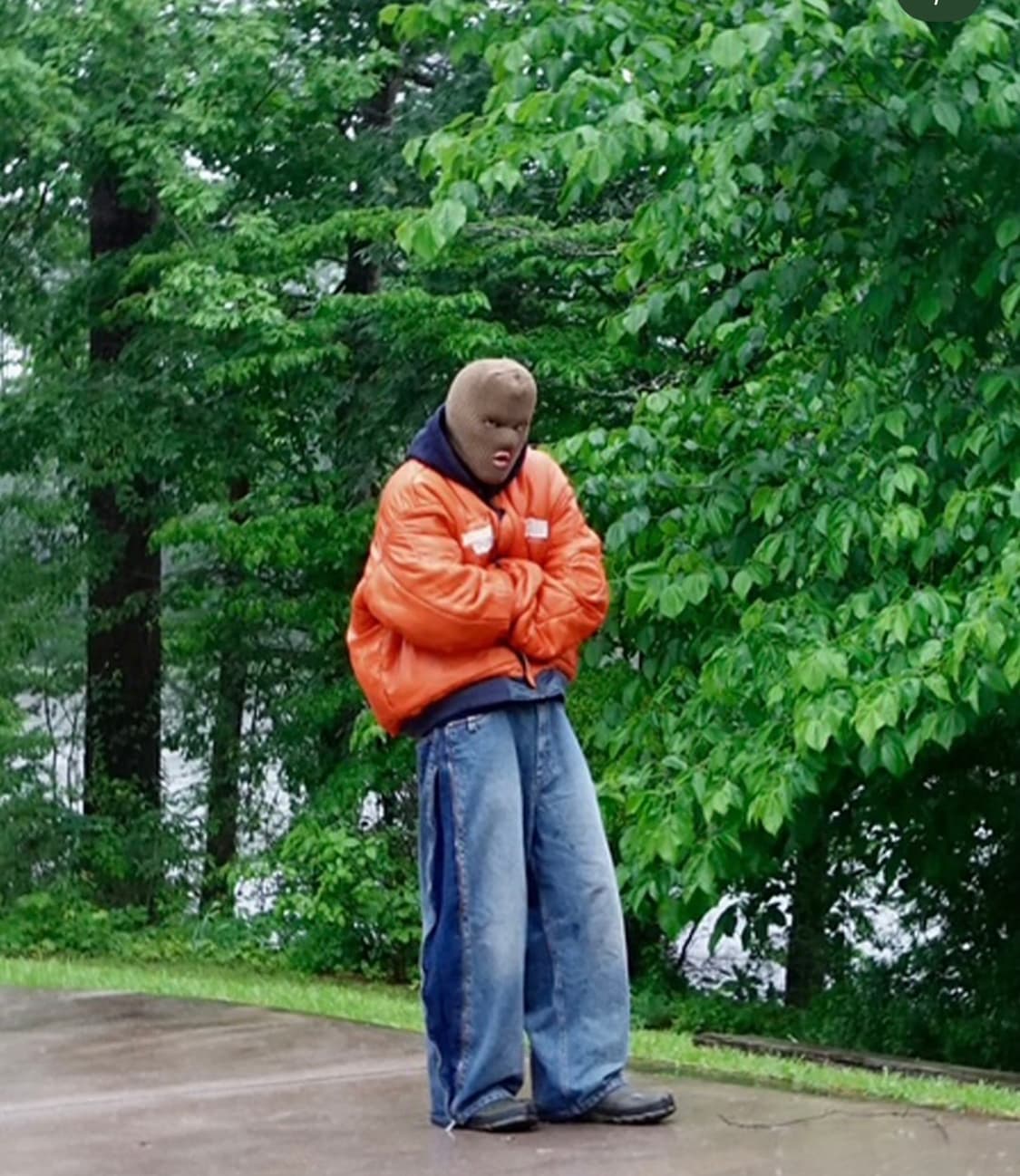 (32)루단 luudan 사이드짚 데님 진 블루 상품이미지5