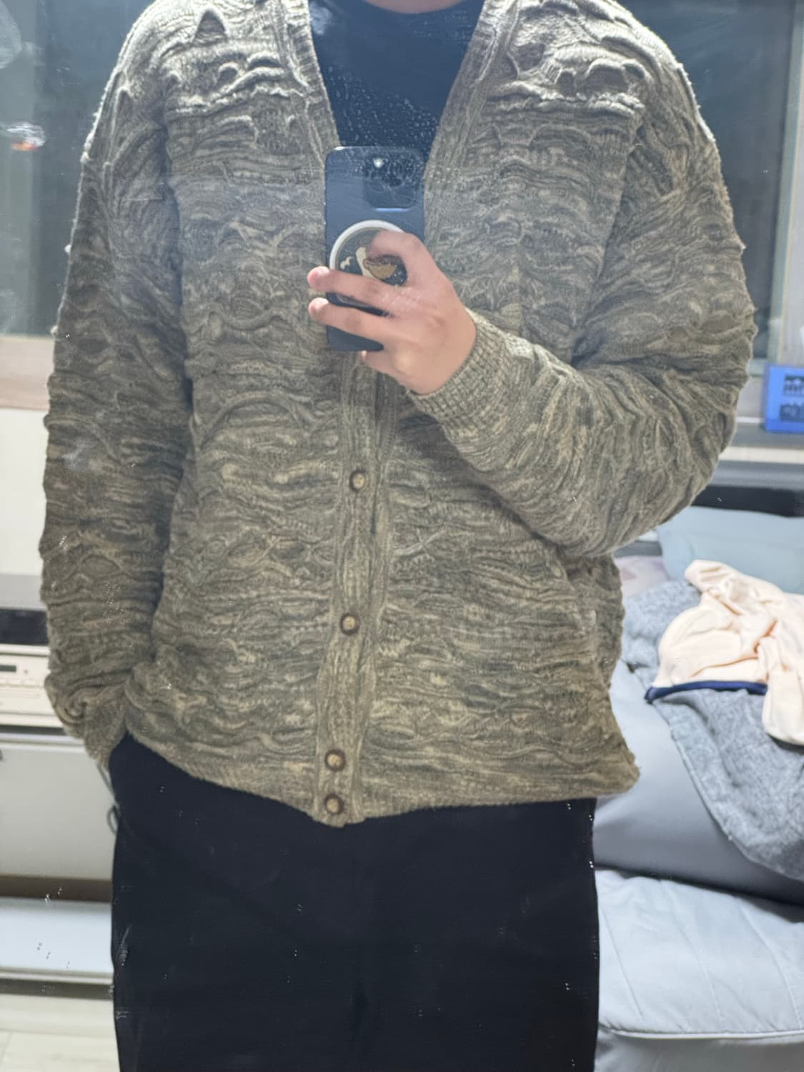 Croft&Barrow빈티지 케이블니트 가디건 상품이미지4