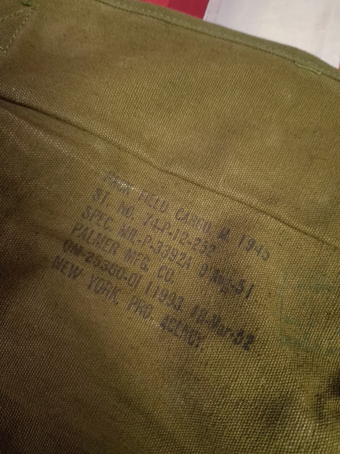 오리지날 미군 M-45 카고 필드 가방 상품이미지8