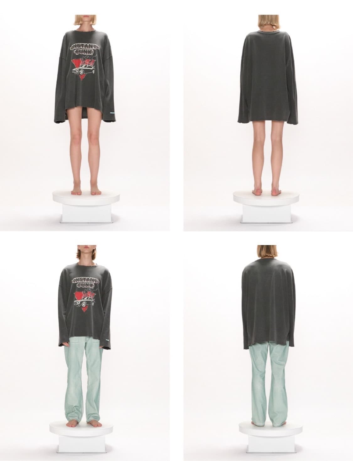 인스턴트펑크 레트로 그래픽 롱슬리브 상품이미지6