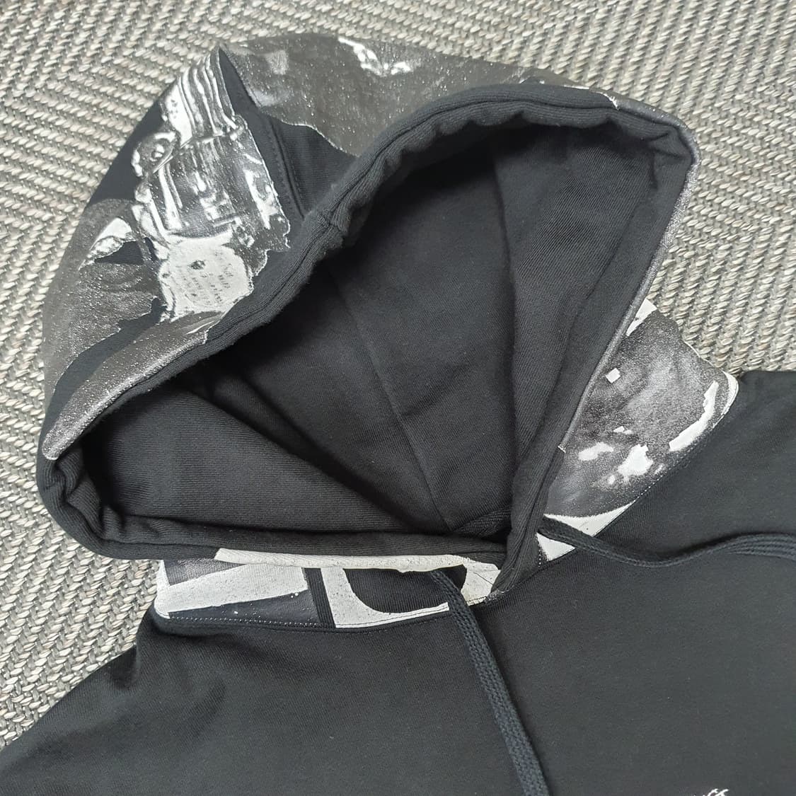 아임낫어휴먼비잉 기모 오버핏 후드티 남자105 상품이미지2