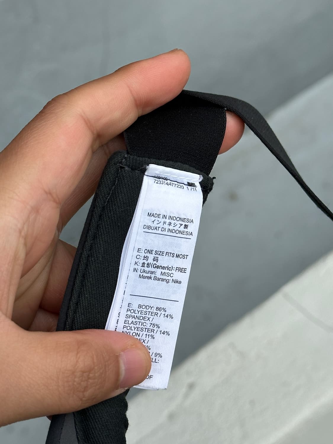 [F] 나이키 로고 블랙 썬바이저 썬캡 모자 상품이미지6