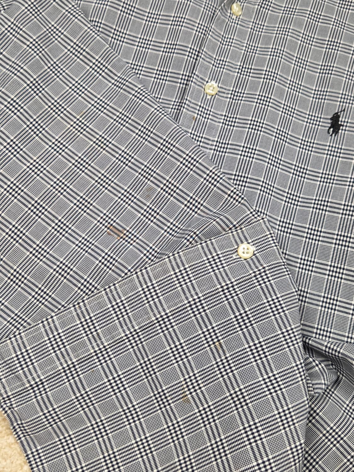 [폴로 랄프로렌] 클래식 핏 스몰 포니 잔체크 반팔 셔츠 | S00142 상품이미지8