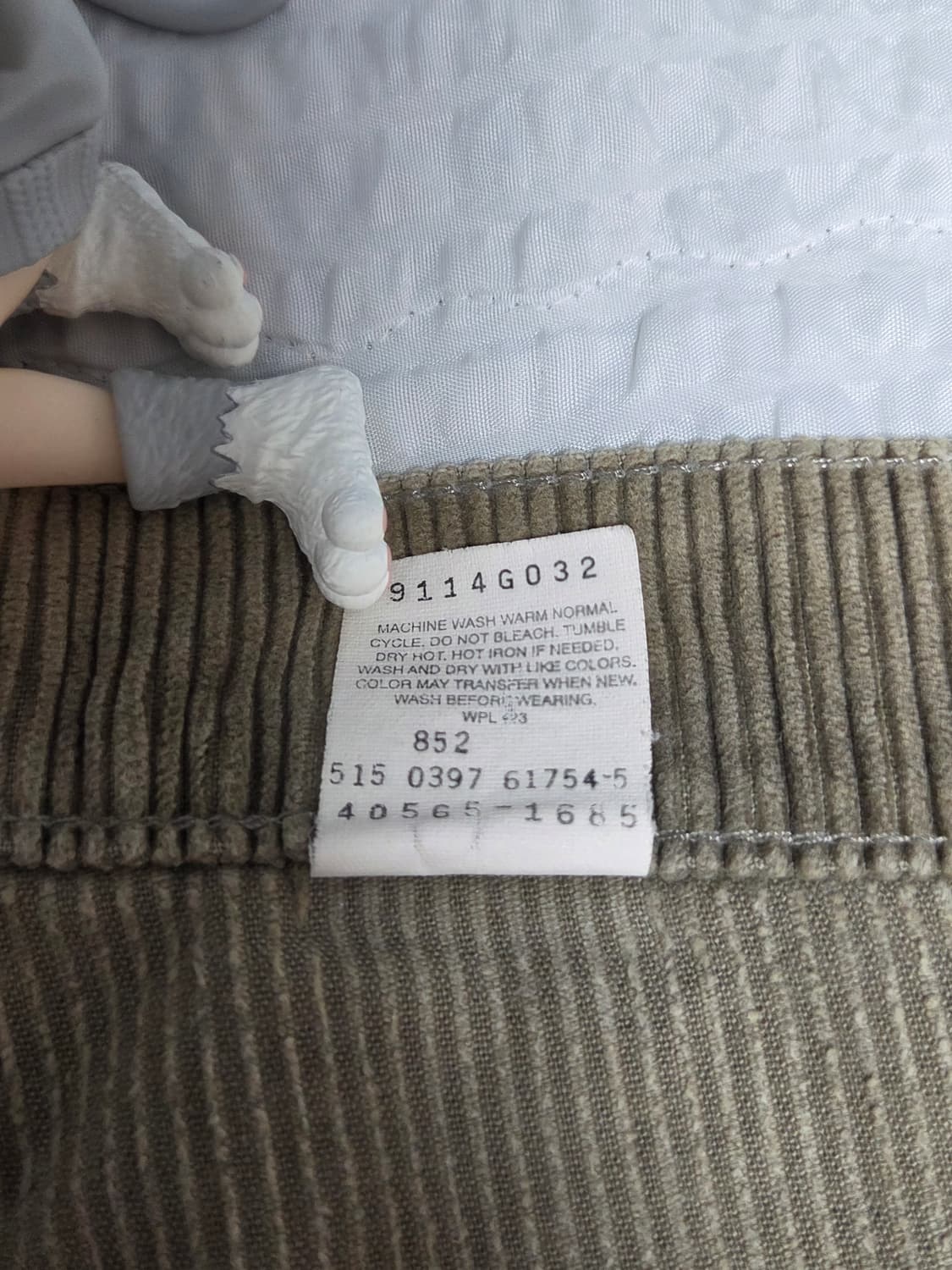 90s levis 565 wide leg corduroy 상품이미지5