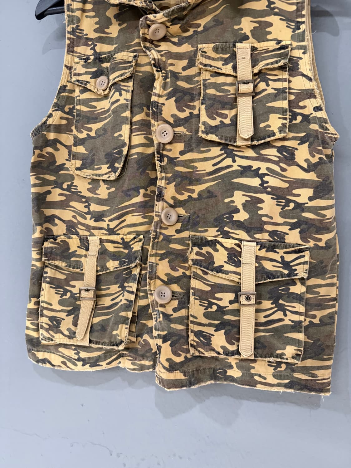 camo pattern pocket vest jacket 상품이미지7