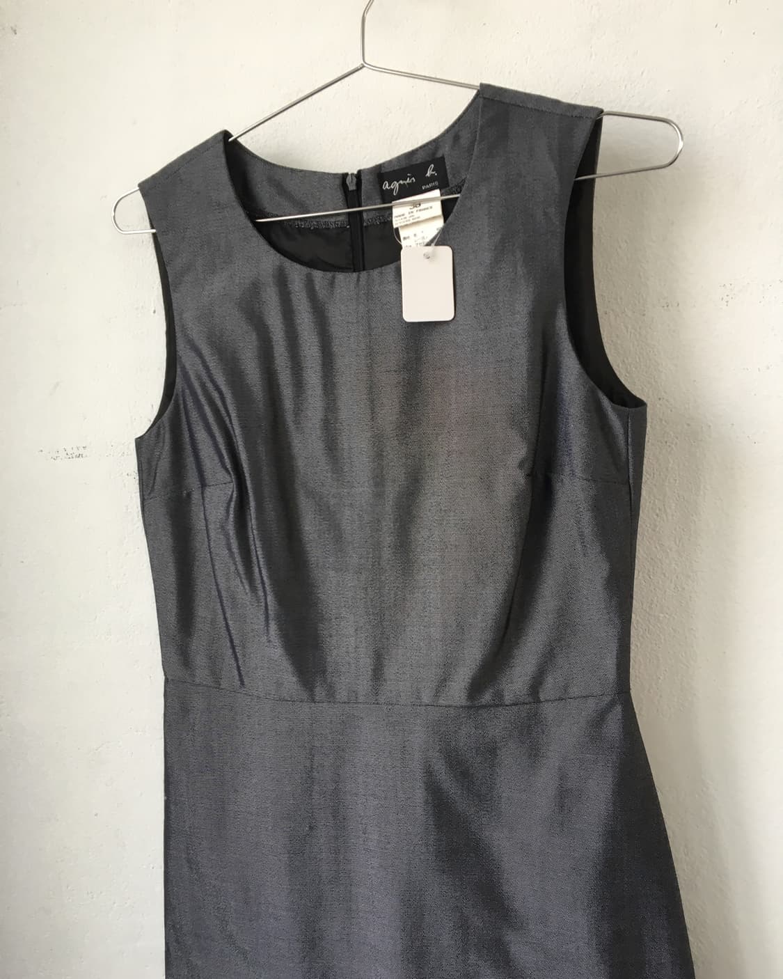 Agnes b glossy silver mood one piece 상품이미지4