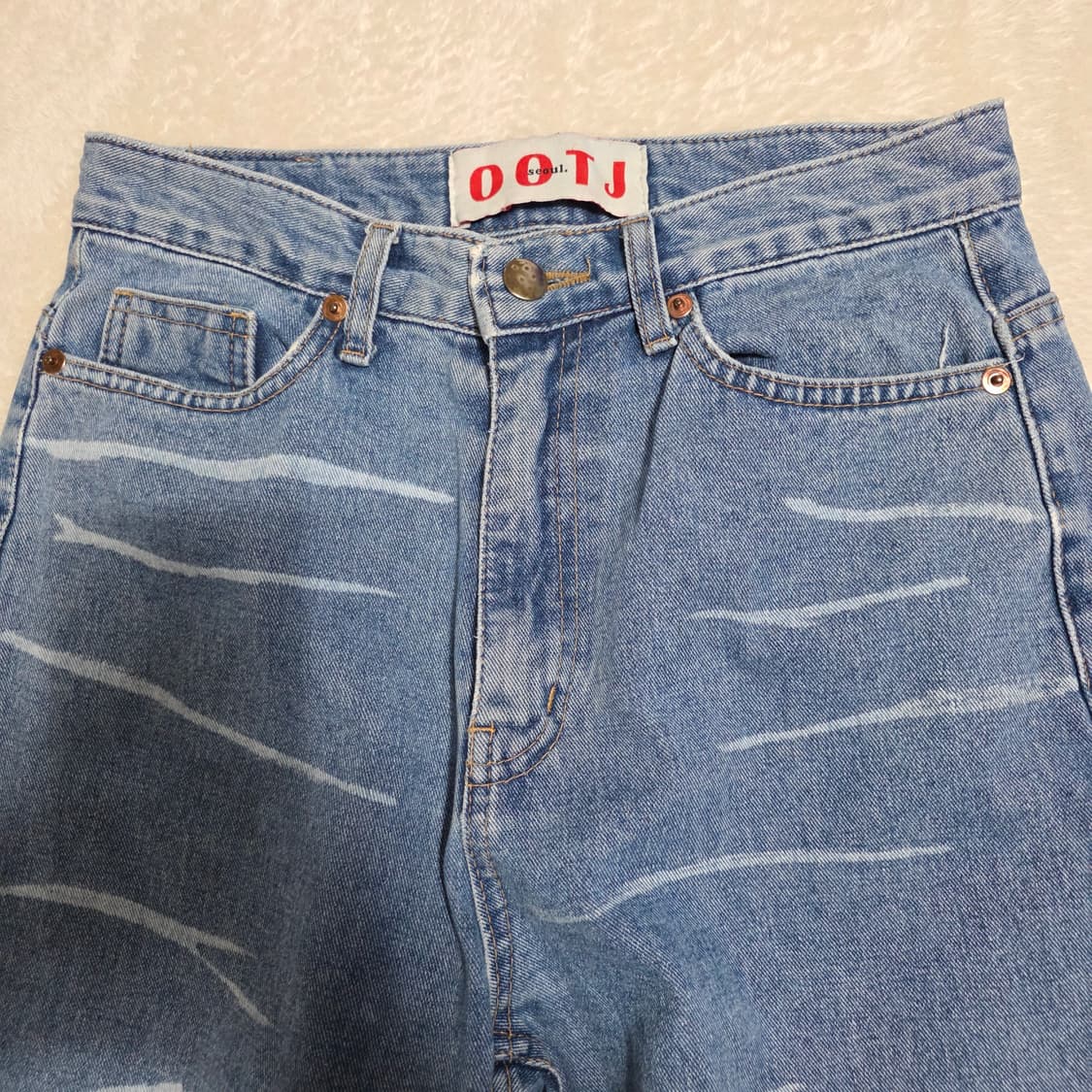 (S)여성 OOTJ 데님 팬츠 상품이미지2