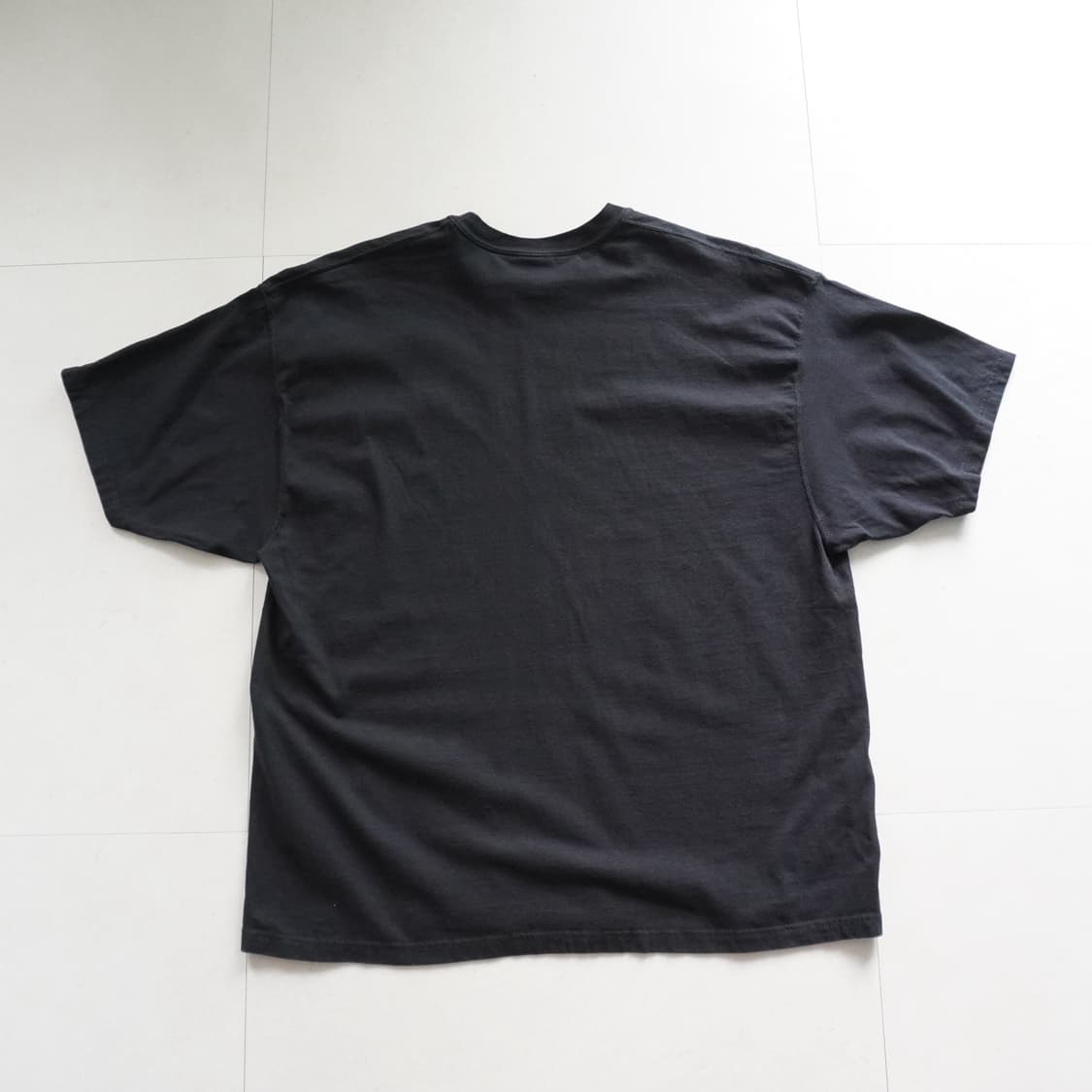 90s 챔피언 MADE IN USA 빈티지 C로고 블랙 반팔티 (XL) 상품이미지6
