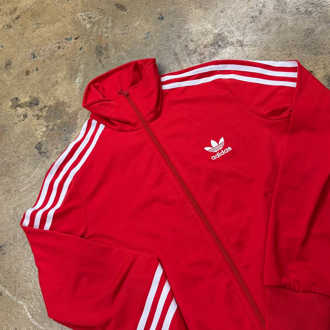 [정품/90] 아디다스 삼선 트랙탑 레드 져지 b18 상품이미지1