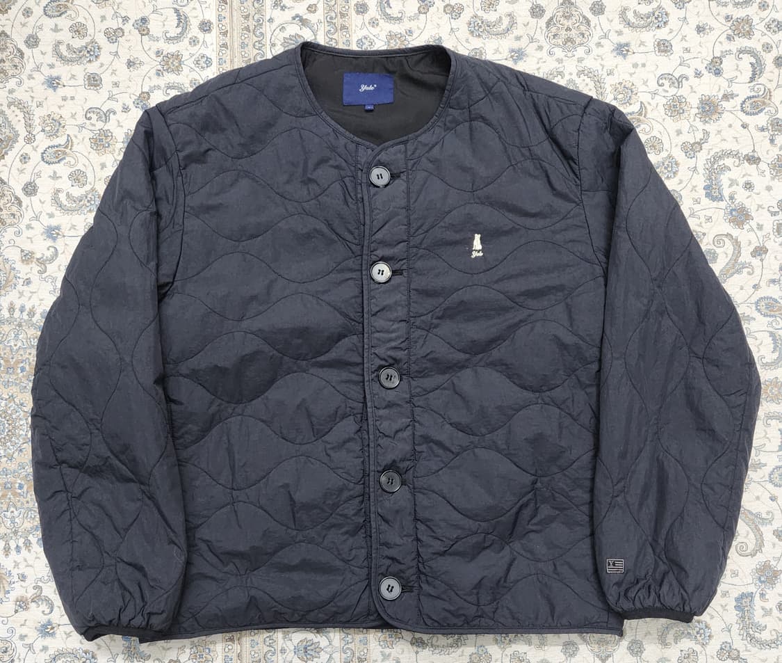 Yale 예일 웜업 퀼팅 패딩 자켓 블랙 L 상품이미지1
