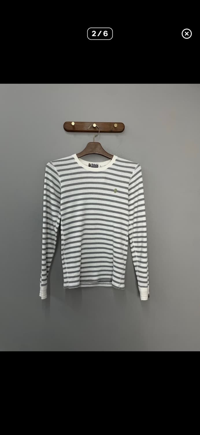 베이프 스트라이프 긴팔 티셔츠 A3808 상품이미지2