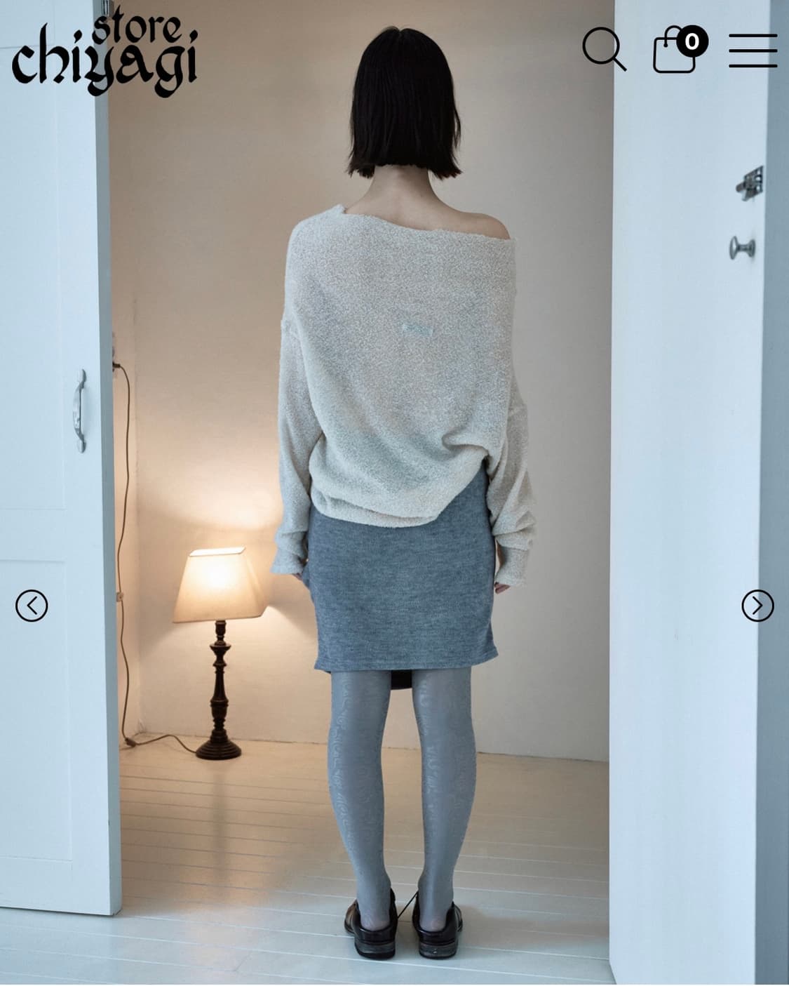 킨드레드 니트 셔링 스커트 상품이미지2