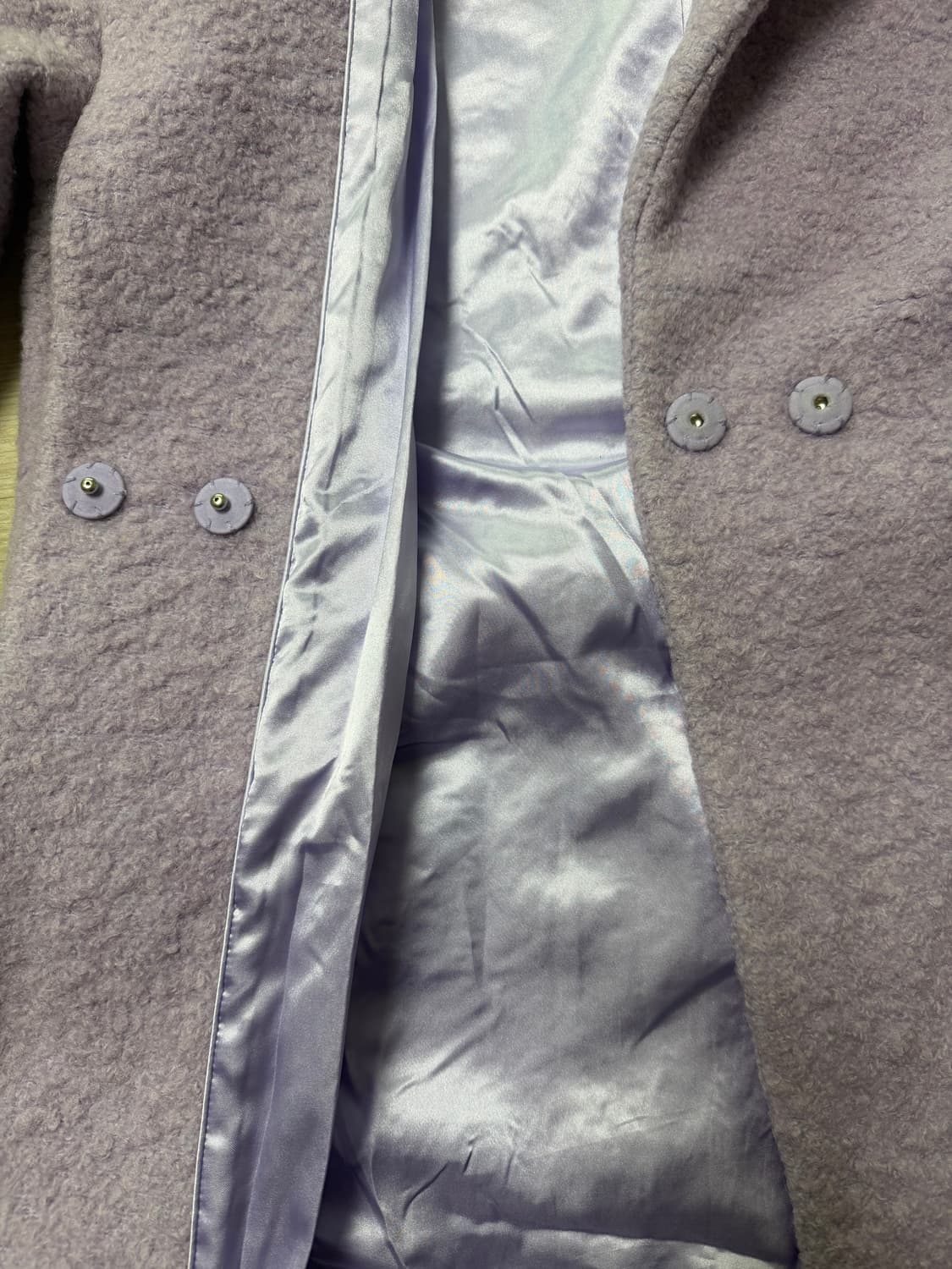 가니 GANNI 라벤더 코트 상품이미지4