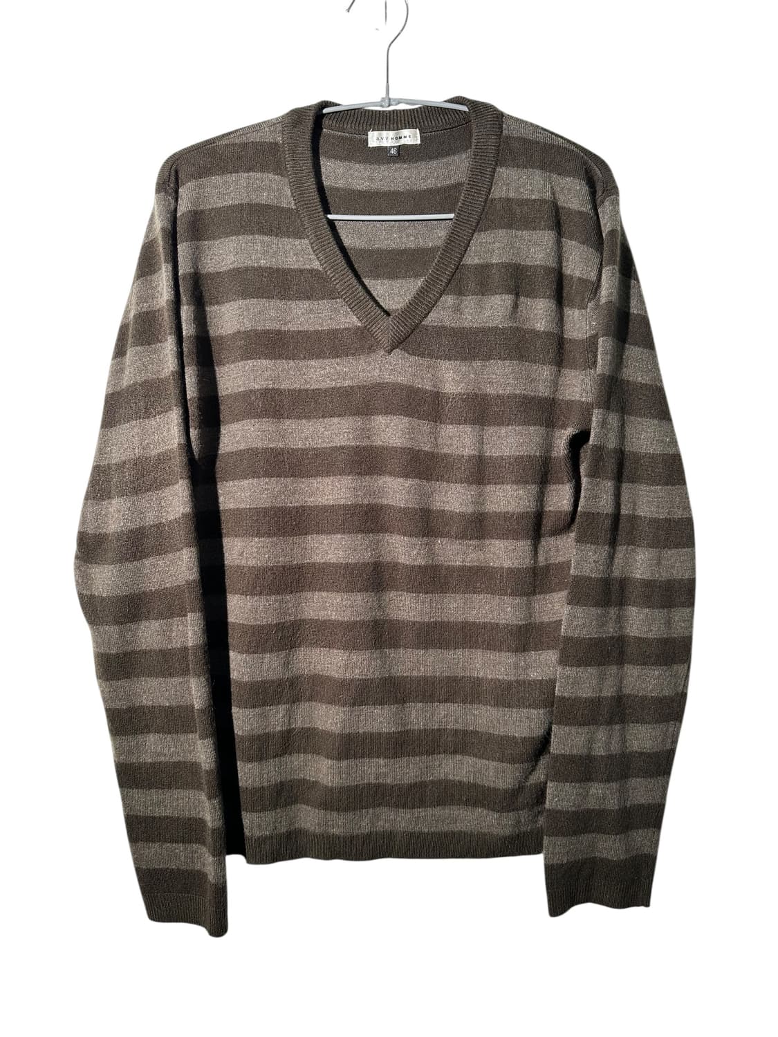 avv homme 스트라이프 소프트 아크릴 니트 상품이미지1