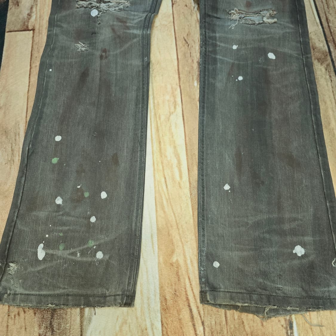 재팬 데미지 페인팅 데님 30 상품이미지2