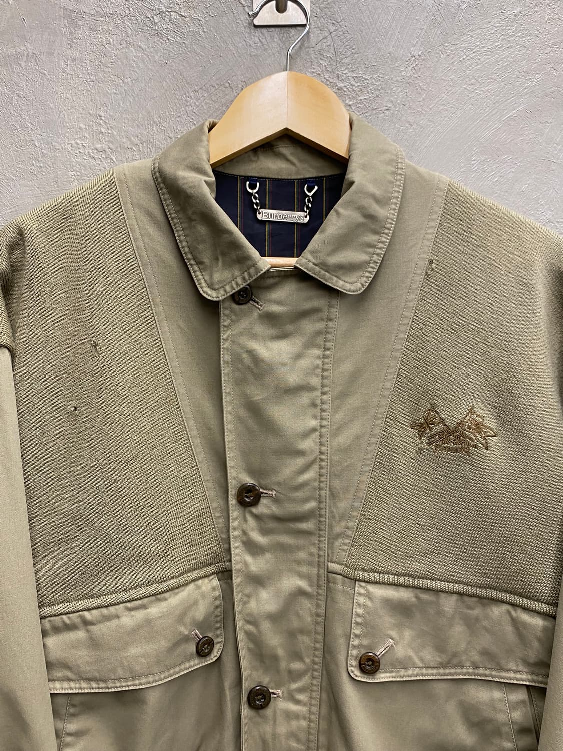 [S] 90s Burberrys 버버리 빈티지 블루종 자켓 상품이미지2