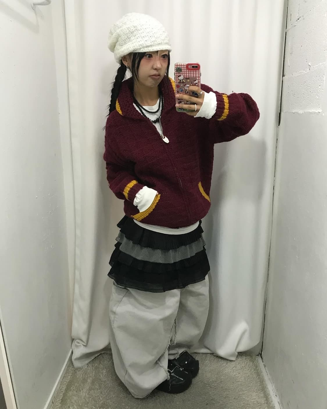Vintage Cowichan Knit Zip-Up 상품이미지4