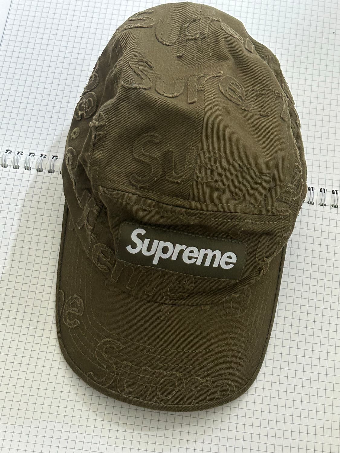23SS Supreme Lasered Twill Camp Cap 상품이미지1