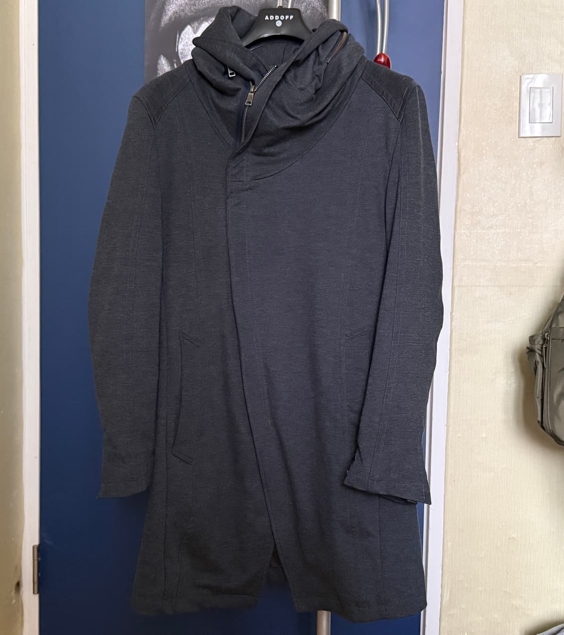 슈리셀 하이넥 드레이프 코트 상품이미지1