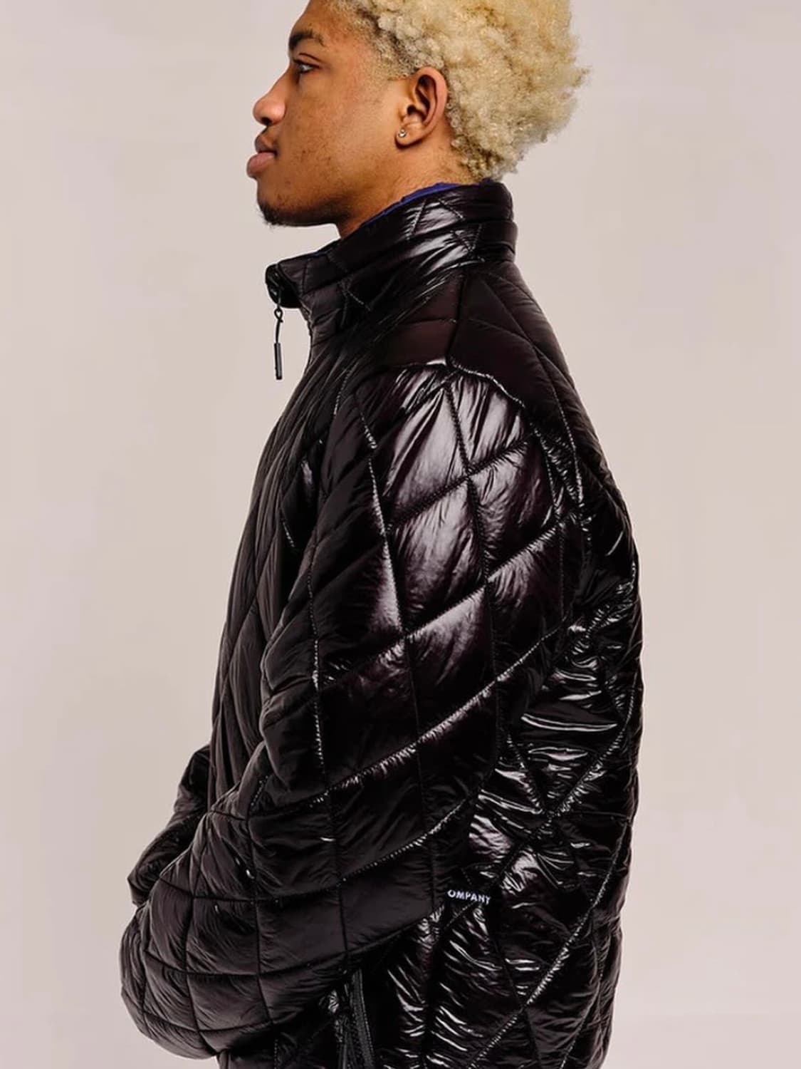 Quilted reversible jacket (black/blue) 상품이미지2