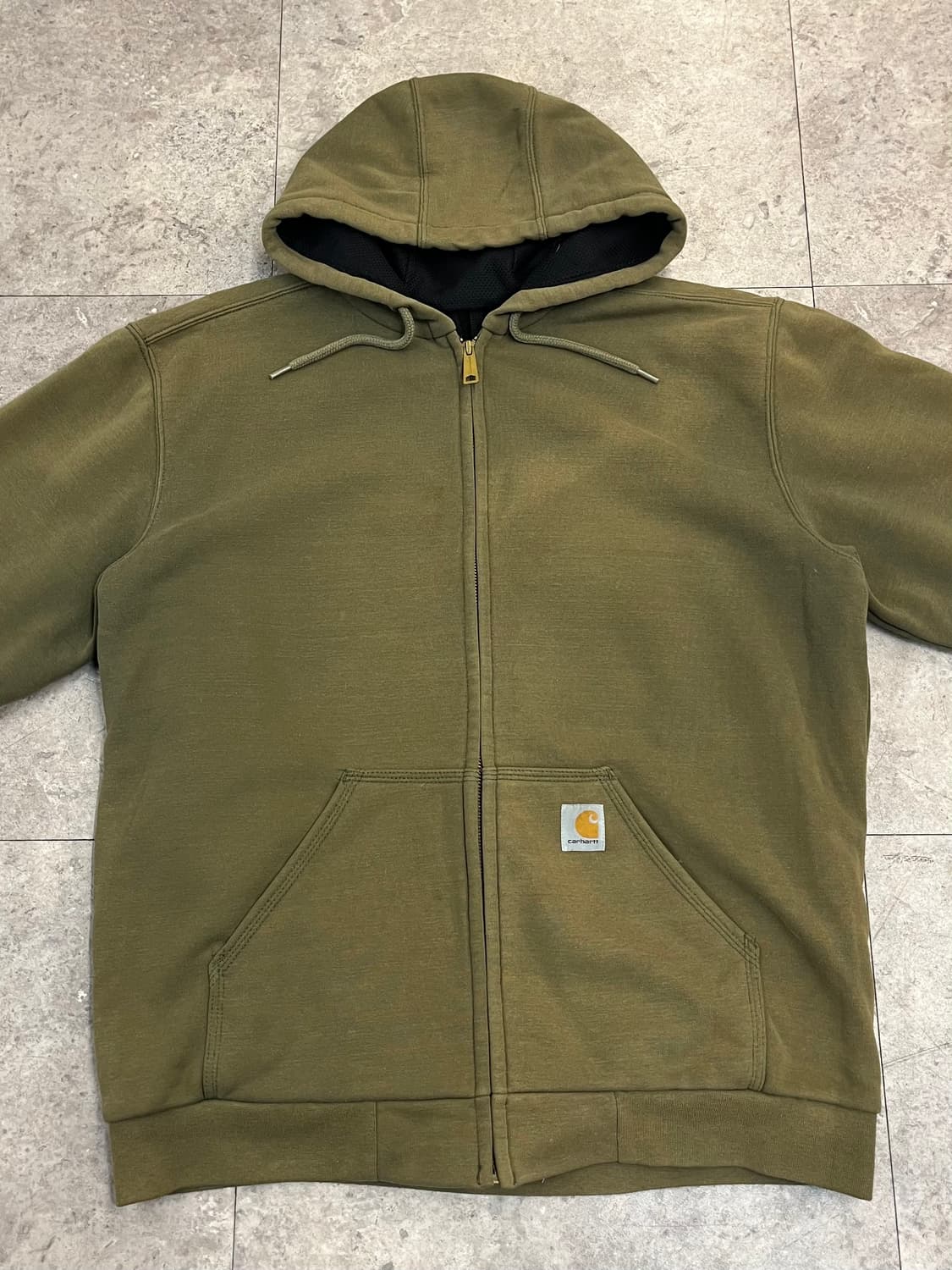 칼하트 후드집업 카키 M #csz3963 상품이미지4