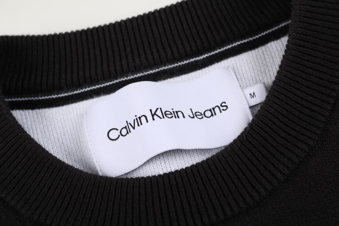 [M] 캘빈클라인 아치로고 바시티 스웨터 니트 상품이미지4