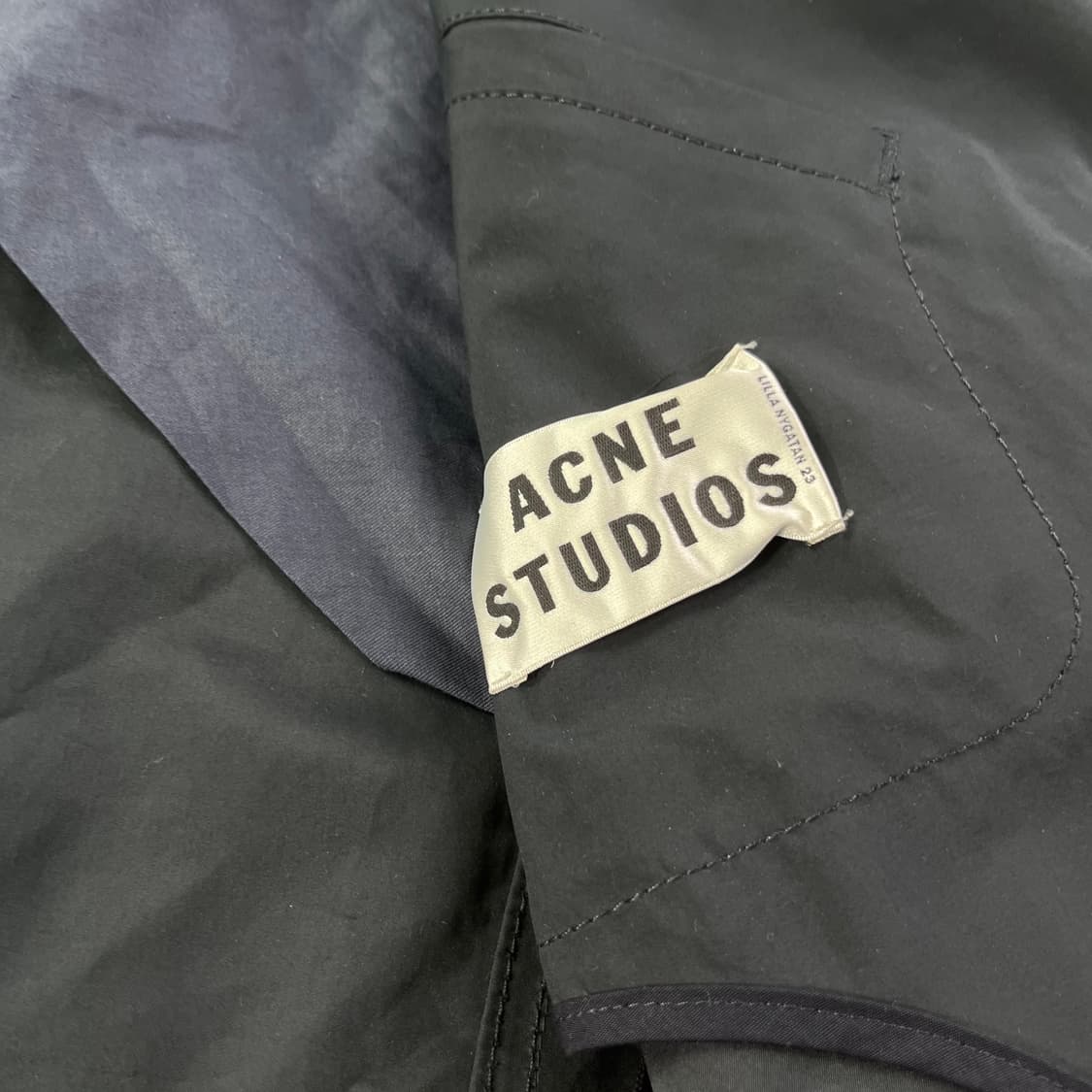 100 아크네스튜디오 코튼 싱글 코트  상품이미지3