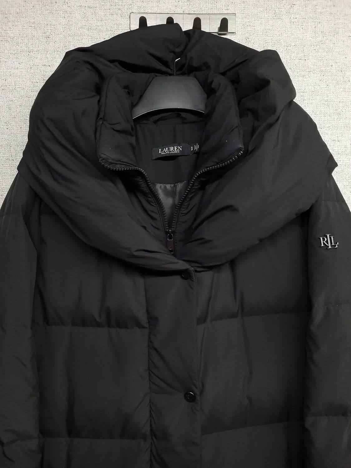 로렌 랄프로렌 여성 필로우 후드 롱 덕다운 패딩 상품이미지4