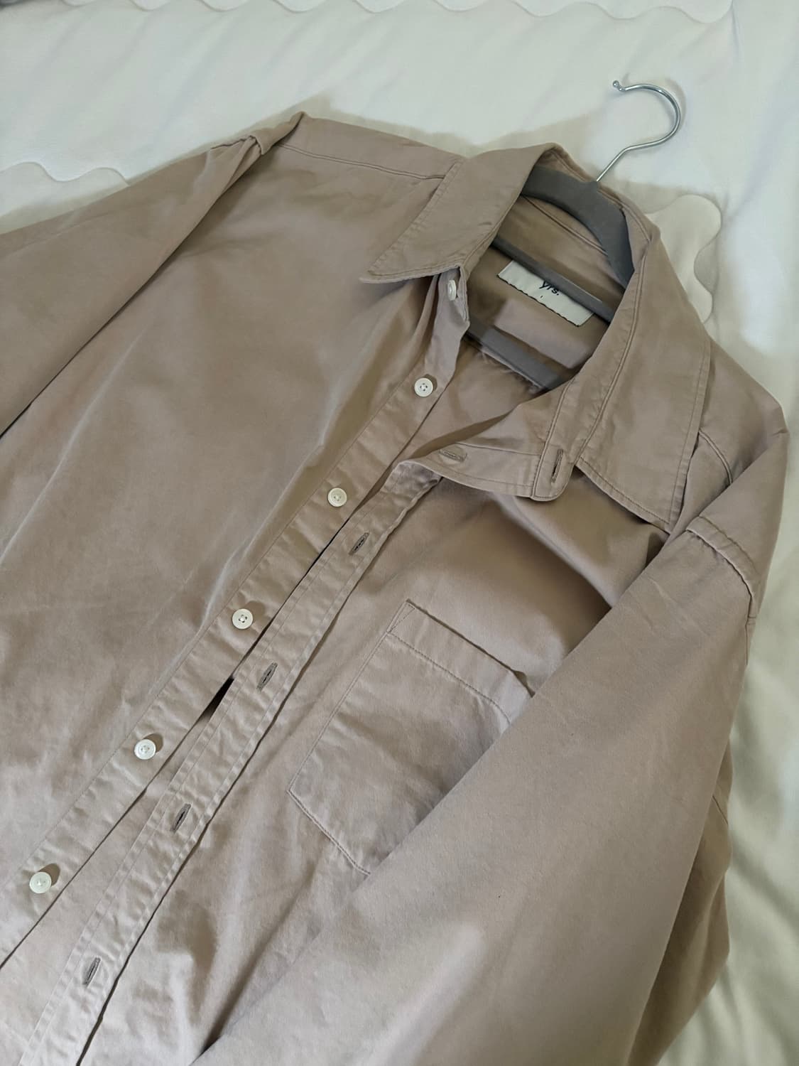 이얼즈어고 포이카 클래식핏 에크루 셔츠 1 (s) 상품이미지2