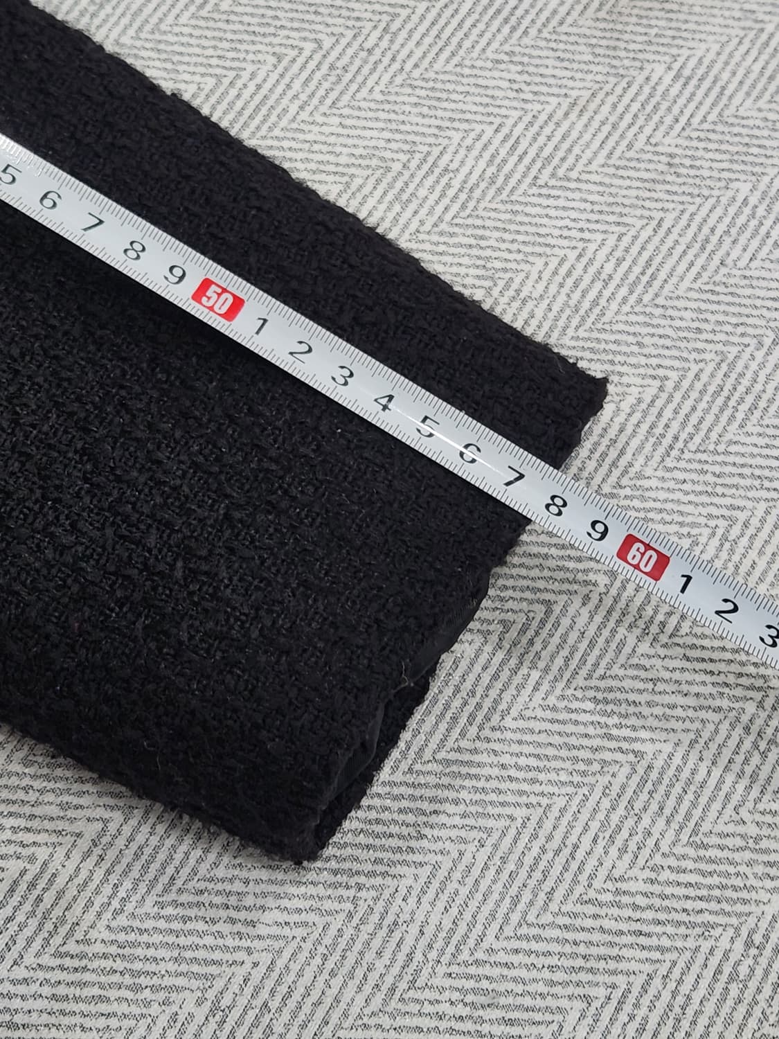 [F] 에비뉴 블랙 트위드 크롭 자켓 여성 프리사이즈 하객룩 상품이미지9