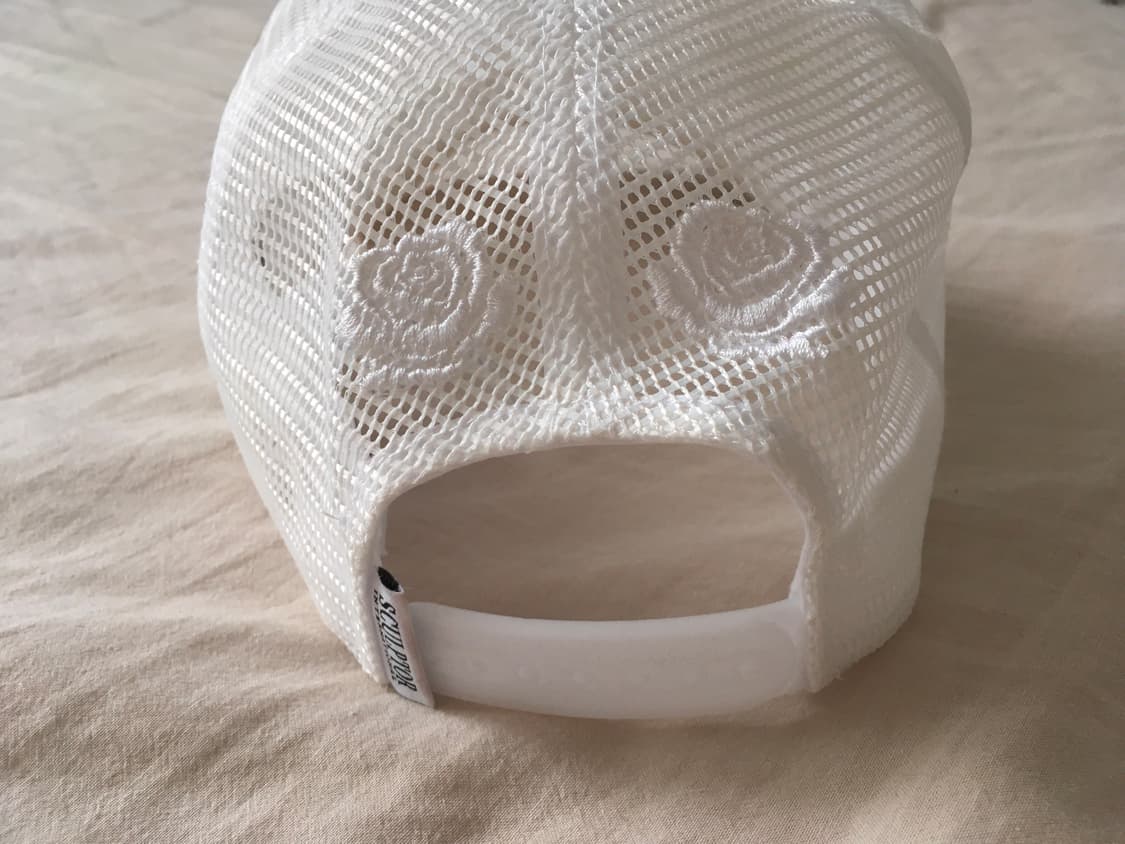 Sculptor cross stitch mesh cap white 상품이미지5