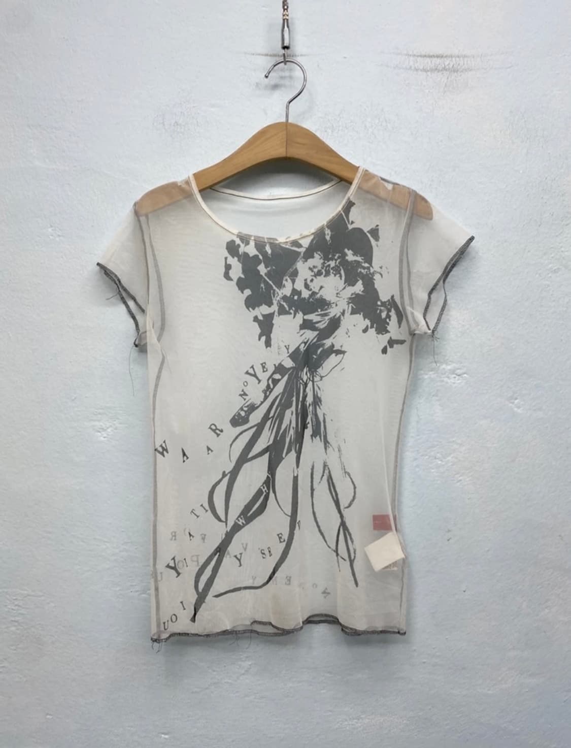 [2710]Yohji Yamamoto sheer mesh top 상품이미지4