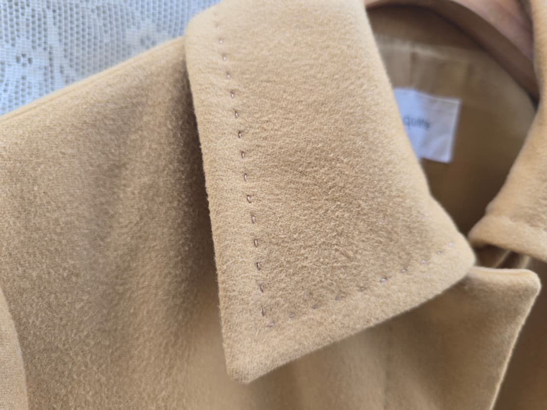 일본산 캐시미어 100% 미니멀 코트 상품이미지5