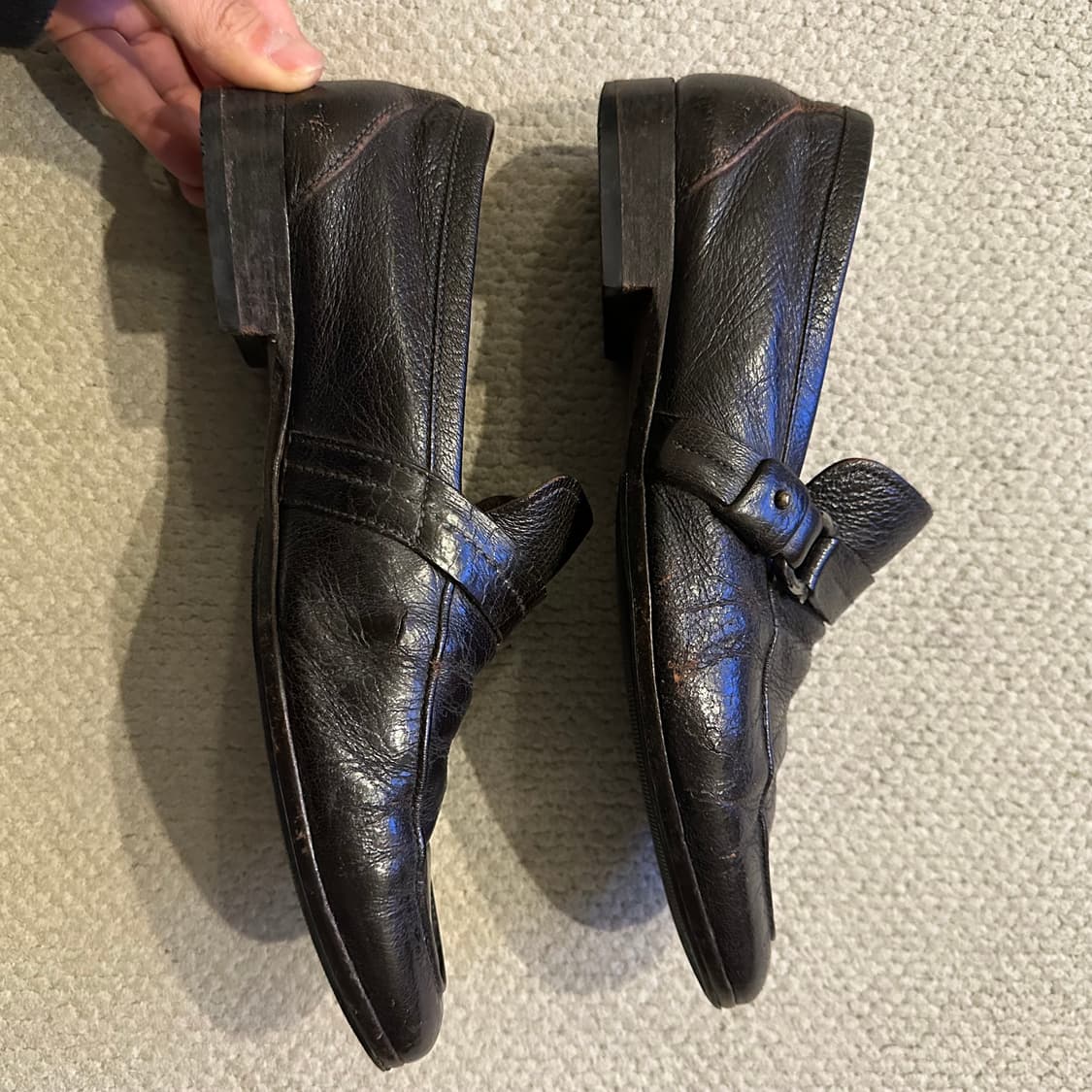 페라가모 Ferragamo 싱글 몽크 스트랩 로퍼 상품이미지9