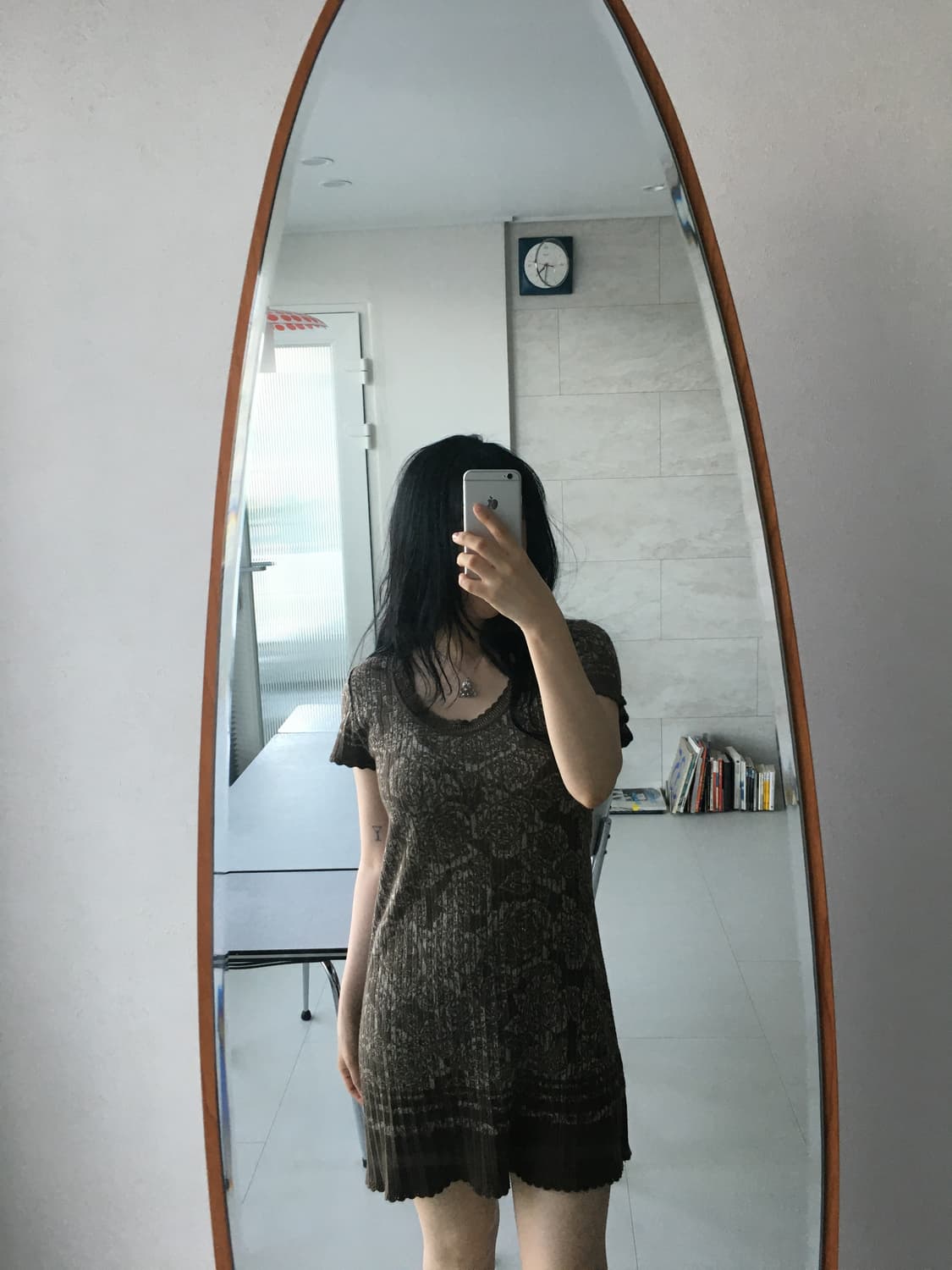 axes femme) floral knit dress 상품이미지3