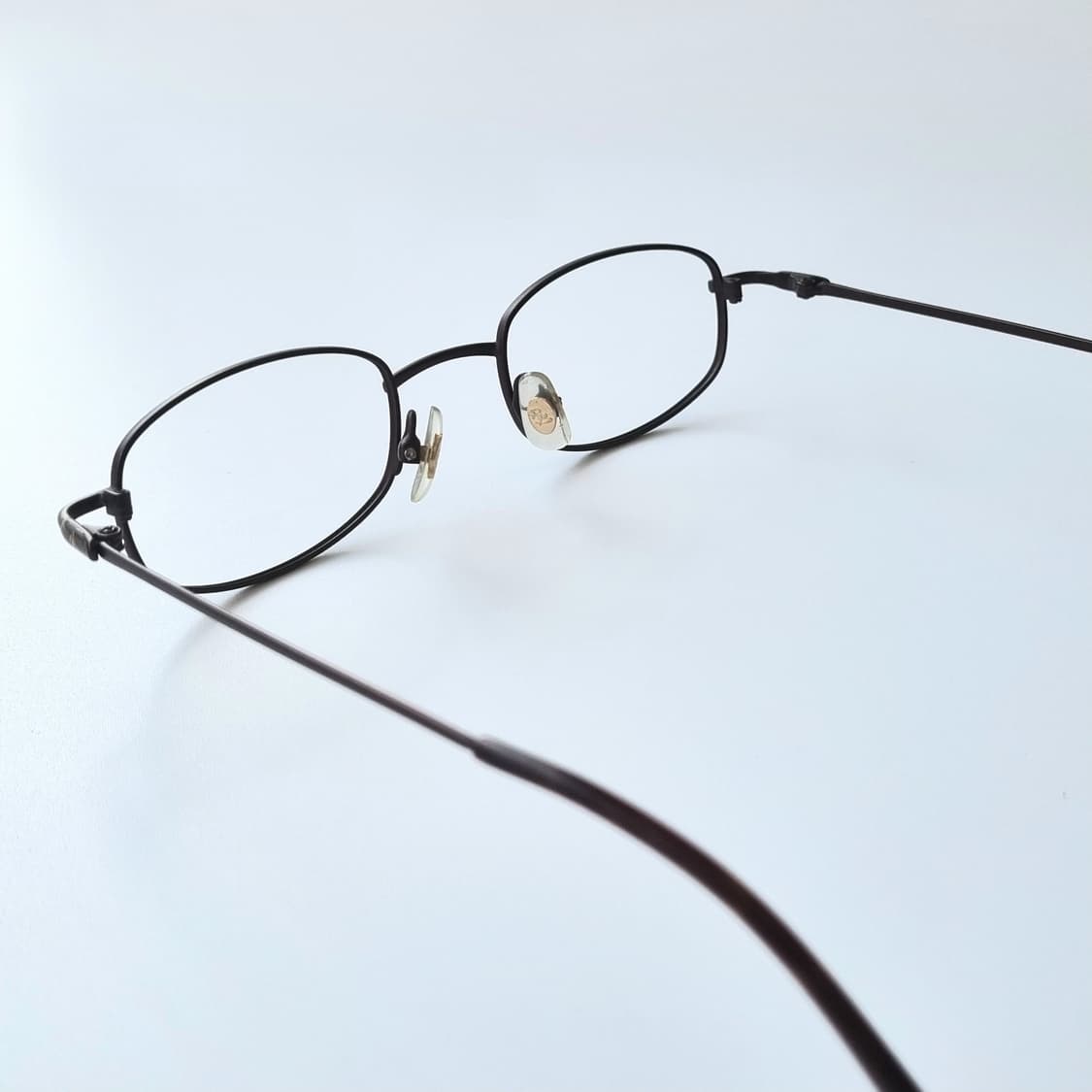 데드스탁 긱시크 입문템  오발 메탈 안경테 606 상품이미지4