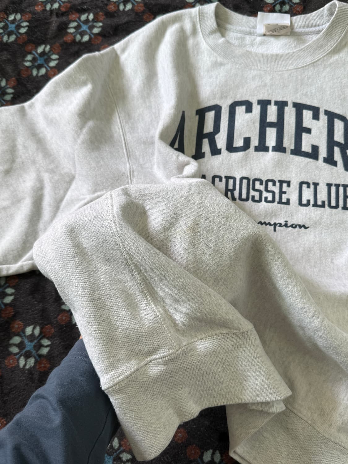 챔피온 리버스위브 그레이 스웻셔츠 맨투맨 상품이미지8