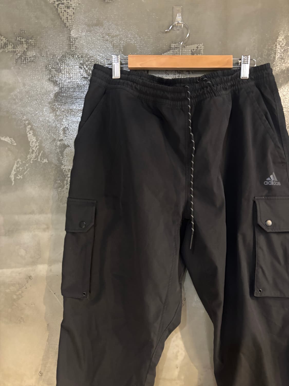 아디다스 블랙 조거 팬츠 2XL 상품이미지2