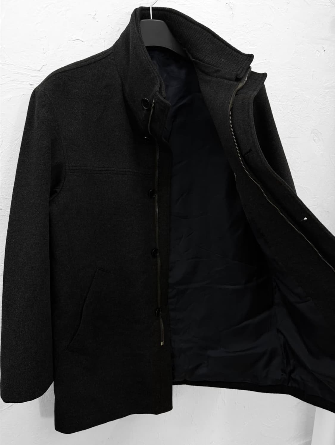 kansai yamamoto 캐시미어 울 하프 코트 상품이미지4