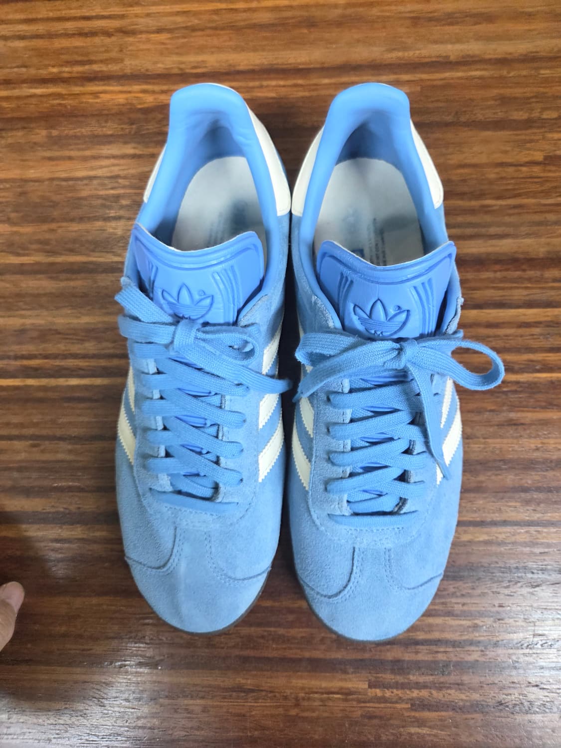 아디다스 가젤 스웨이드 스카이블루 270 상품이미지3