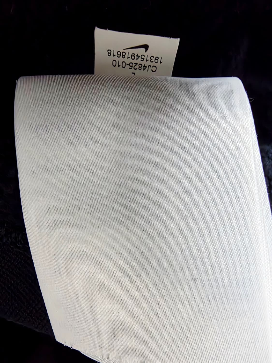 [나이키] 에어 빅로고 블랙 화이트 배색 기모 후드티 L 상품이미지8