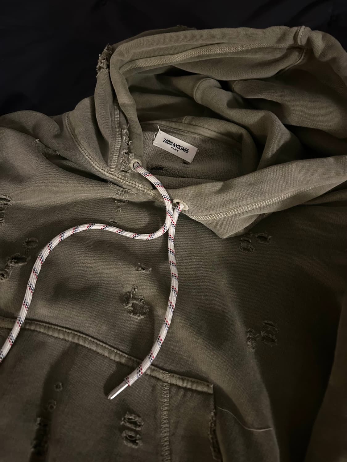 Zadig&Voltaire Destroyed Detail Hoodie 상품이미지3