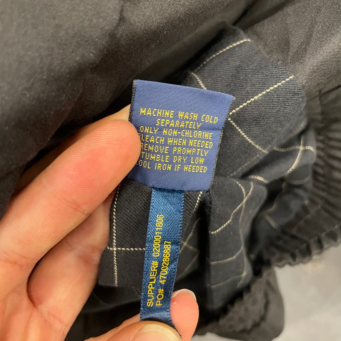 00s 폴로 랄프로렌 체크 라이닝 스윙탑 자켓 컨트리 상품이미지10