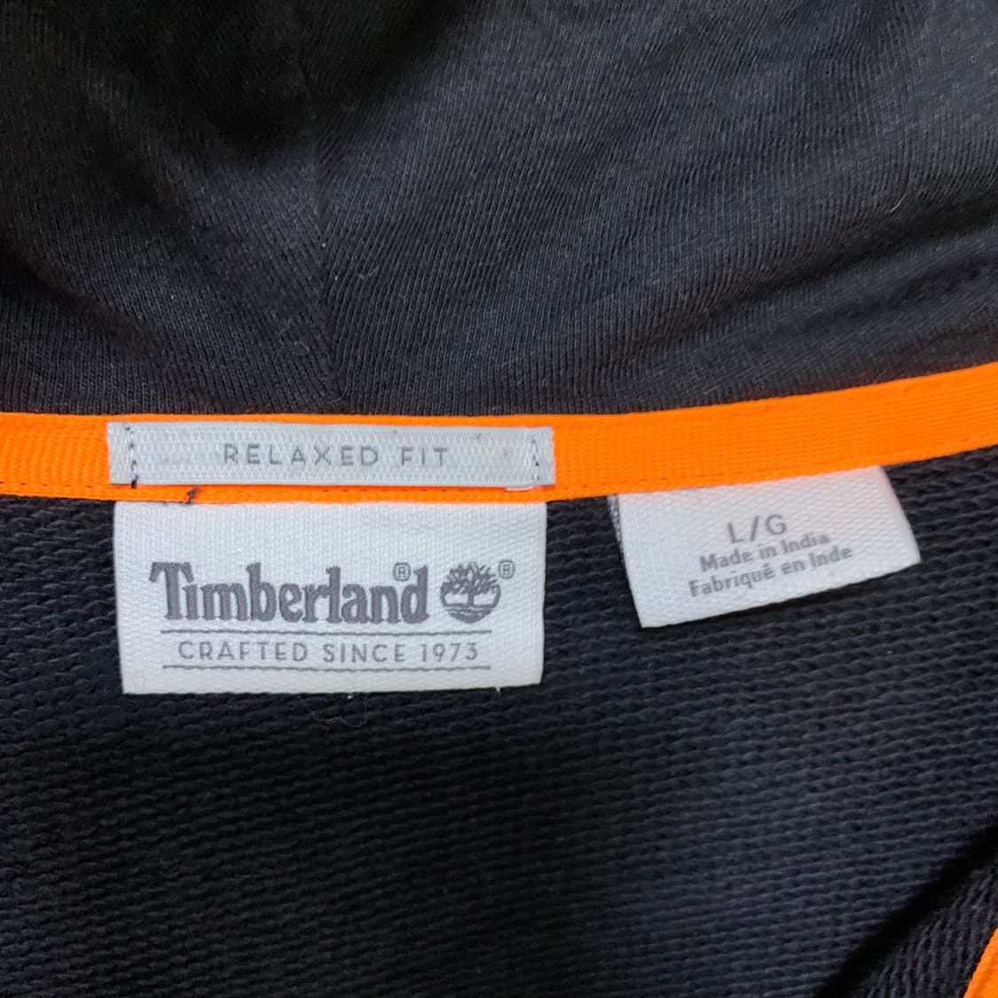 팀버랜드 라인 블랙 루즈핏 후드집업 남성 L 남녀공용 상품이미지7