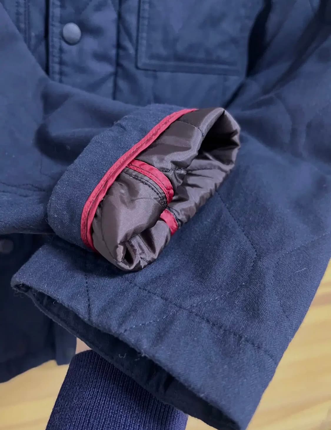 헨리코튼 남성 네이비 퀼팅자켓 누빔점퍼 상품이미지5