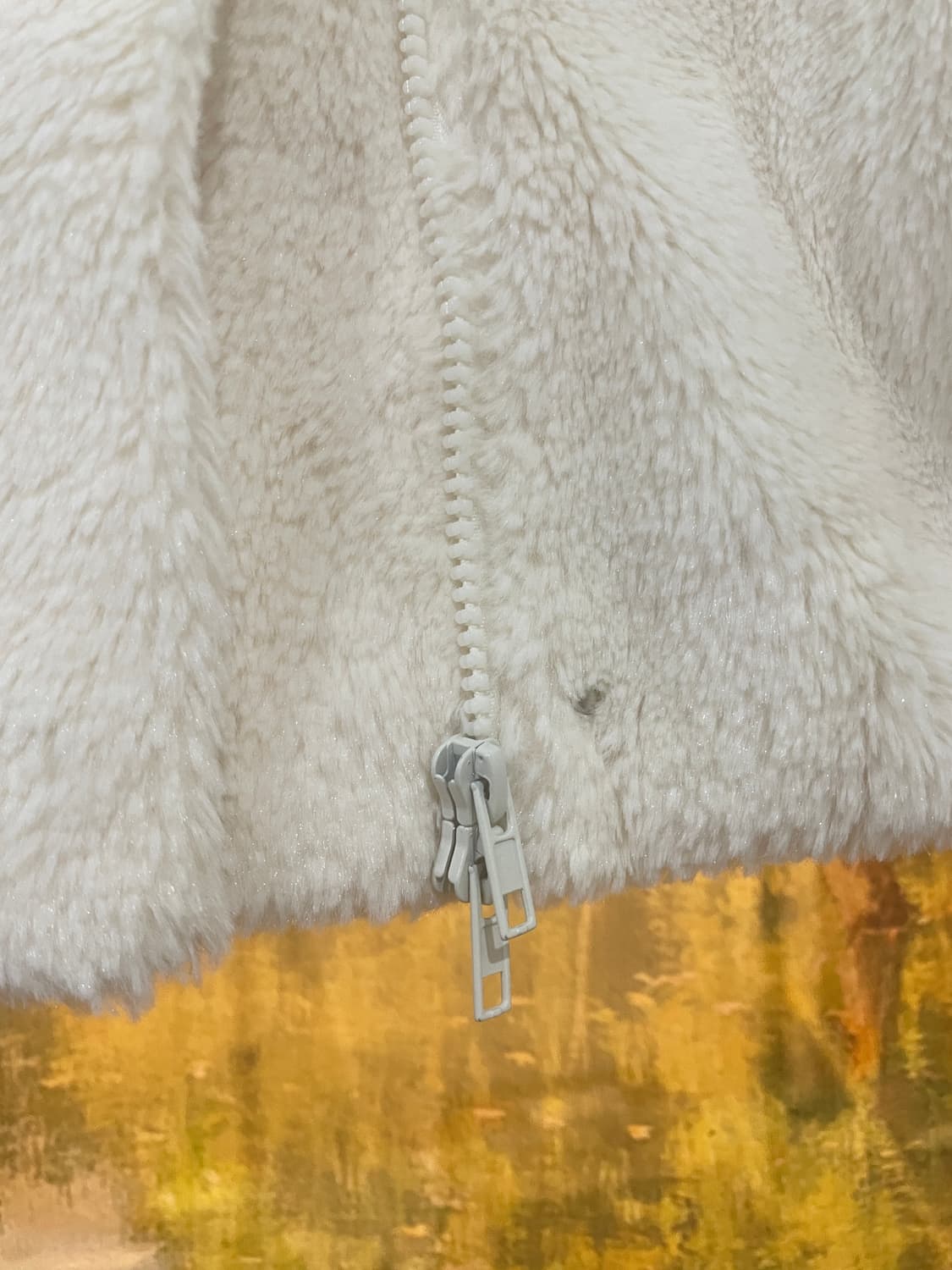 VTG 투웨이 아이보리 퍼 후드자켓 상품이미지5