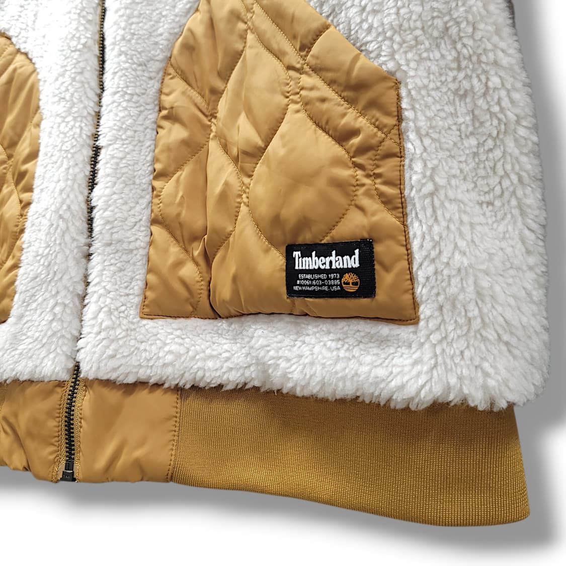 [M] 팀버랜드 브라운 리버시블 퀼팅 봄버 자켓 상품이미지9