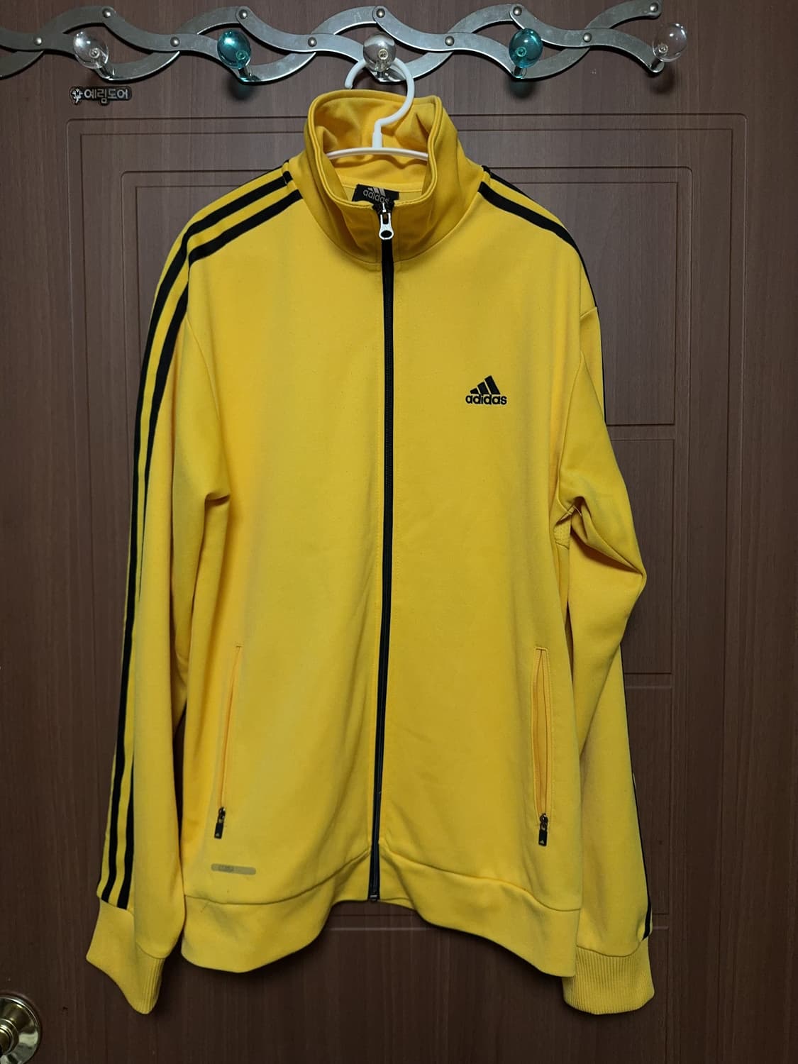 빈티지 아디다스 노검 노랑 옐로우 트랙탑 져지 트랙 팬츠 세트 상품이미지2