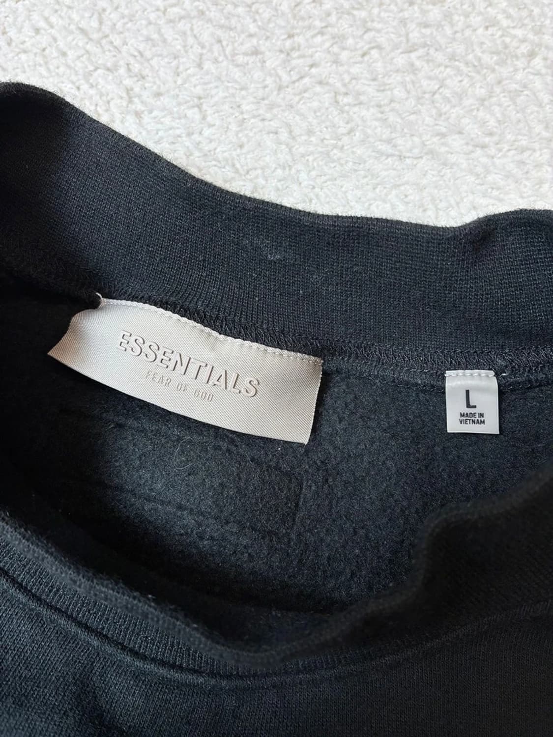 에센셜 피어오브갓 로고 시그니처 오버 맨투맨 PN7323 상품이미지9